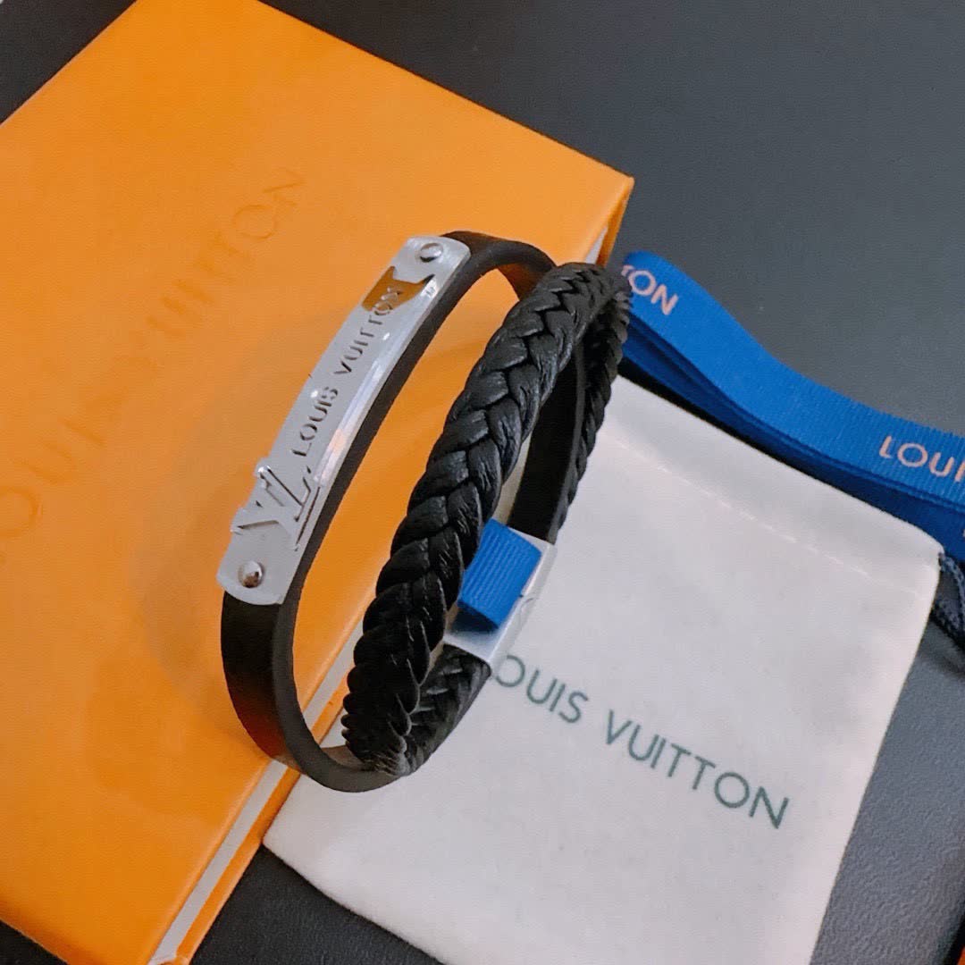 Louis Vuitton Leather Bracelet
